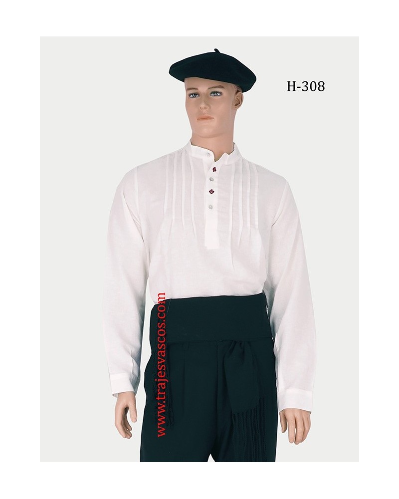 Camisa blanca para aldeano H308 - 1