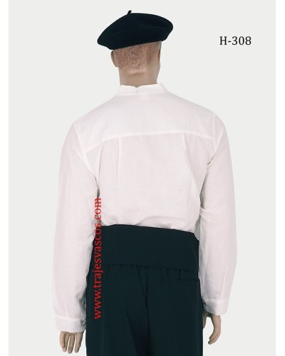 Camisa blanca para aldeano H308 - 5