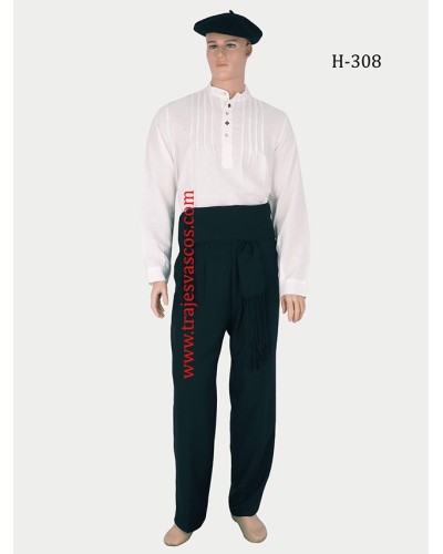 Camisa blanca para aldeano H308 - 7