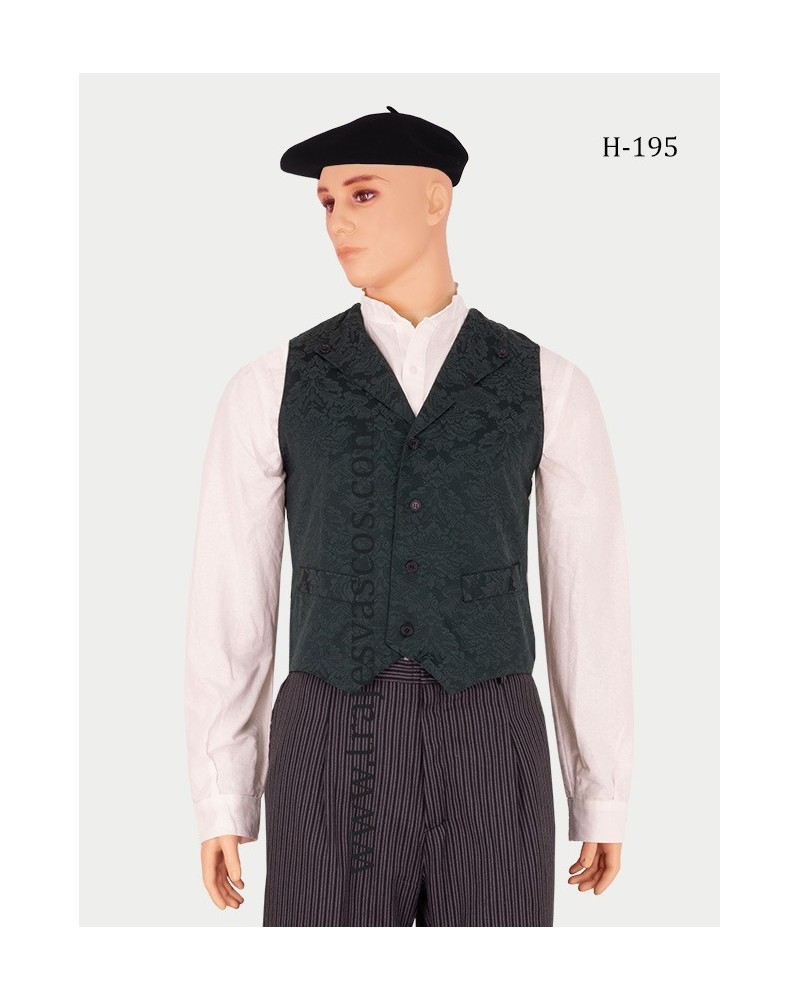Chaleco vasco verde H195 - 1