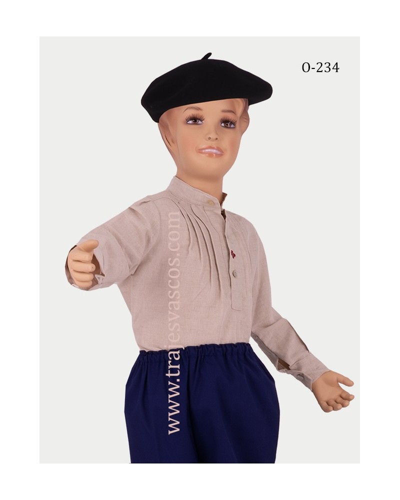 Camisa vasca niño O234 - 1