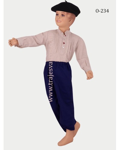 Camisa vasca niño O234 - 7