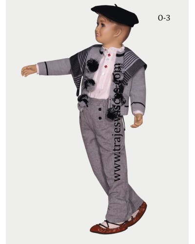 Conjunto de ropa vasca niño O3 - 3