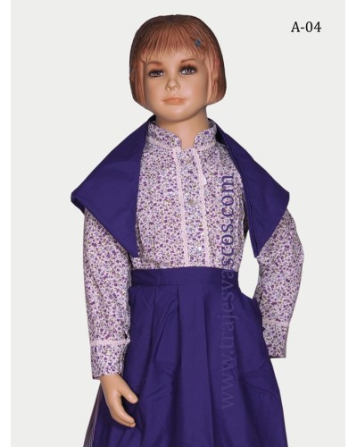 Vestido Euskal Jantziak niña A04 - 7