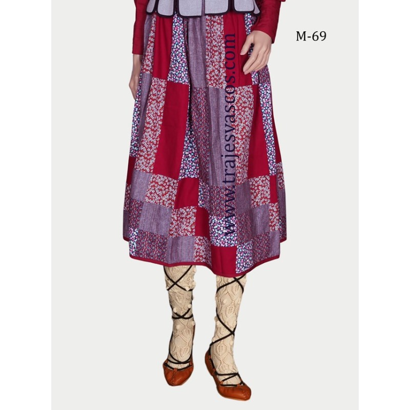 Traje euskal jantziak para neska M69 - 7