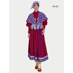 Traje euskal jantziak para neska M64 - 1