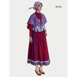 Traje euskal jantziak para neska M64 - 3