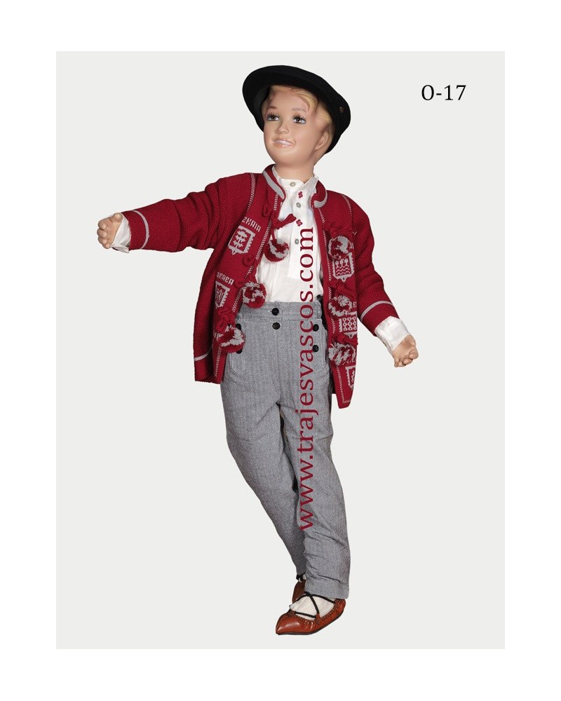 Traje euskal jantziak para niño O17 - 1