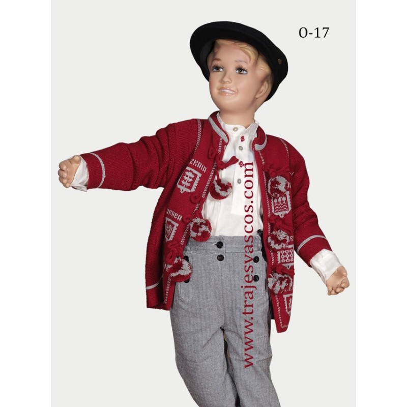 Traje euskal jantziak para niño O17 - 3