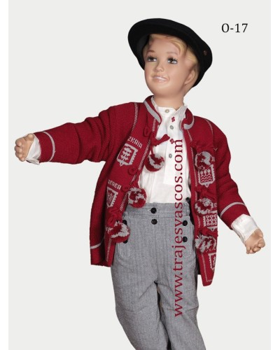 Traje euskal jantziak para niño O17 - 3