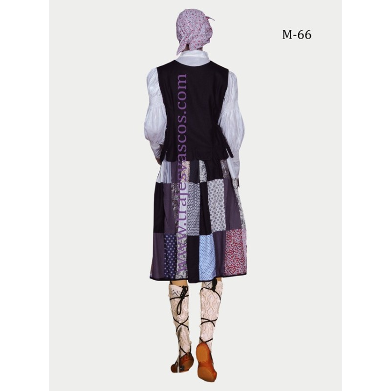 Traje vasco mujer euskal jantziak M66 - 5