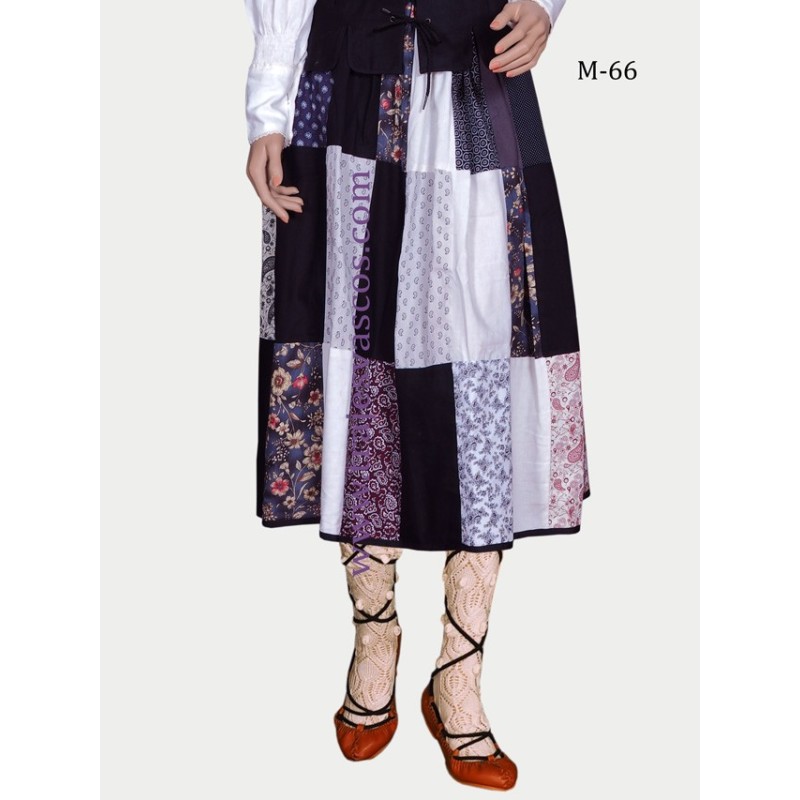 Traje vasco mujer euskal jantziak M66 - 7