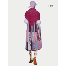 Traje euzkal jantziak rosa para mujer M68 - 3