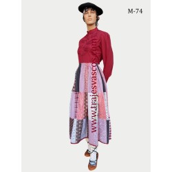 Traje vasco password de mujer M74 - 5