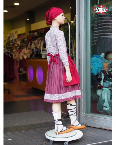 Traje vasco conjunto completo niña A41 - 5