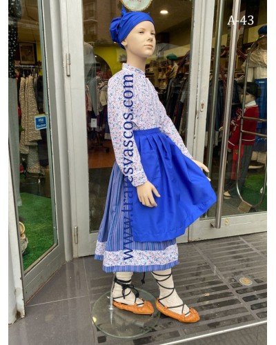 Conjunto ropa vasca para niña azul A 43 - 3