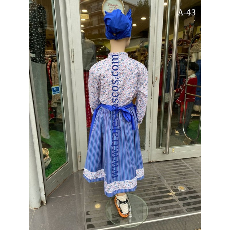 Conjunto ropa vasca para niña azul A 43 - 5