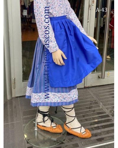 Conjunto ropa vasca para niña azul A 43 - 7