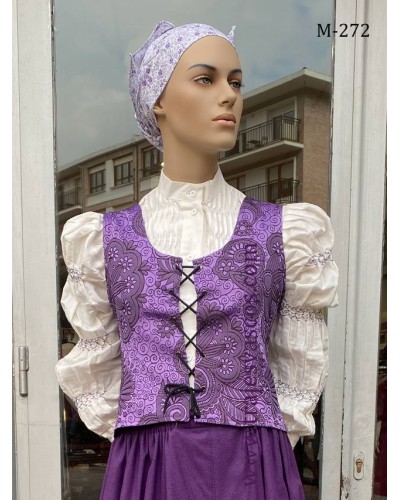 Corpiño morado de diseño para mujer M 272 - 1