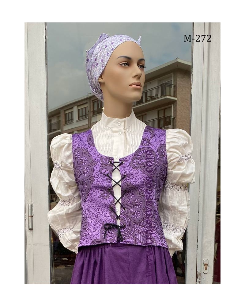Corpiño morado de diseño para mujer M 272 - 1