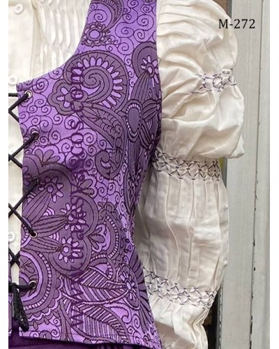 Corpiño morado de diseño para mujer M 272 - 3