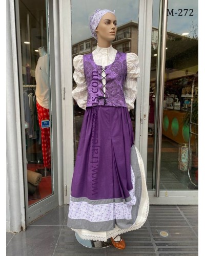 Corpiño morado de diseño para mujer M 272 - 5