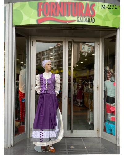 Corpiño morado de diseño para mujer M 272 - 7