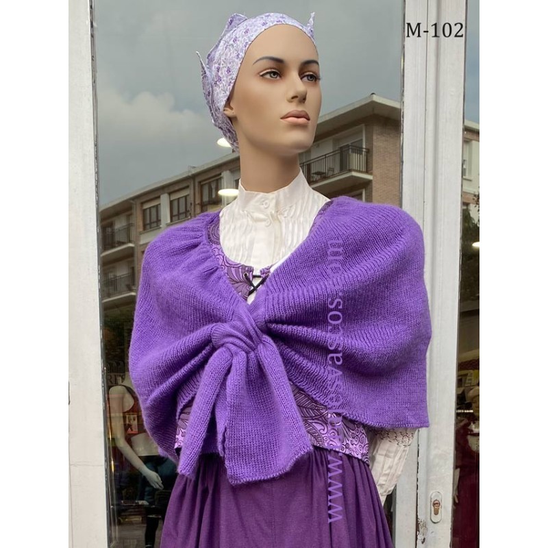 Toquilla vasca forma lazo color lila M 102 - 1