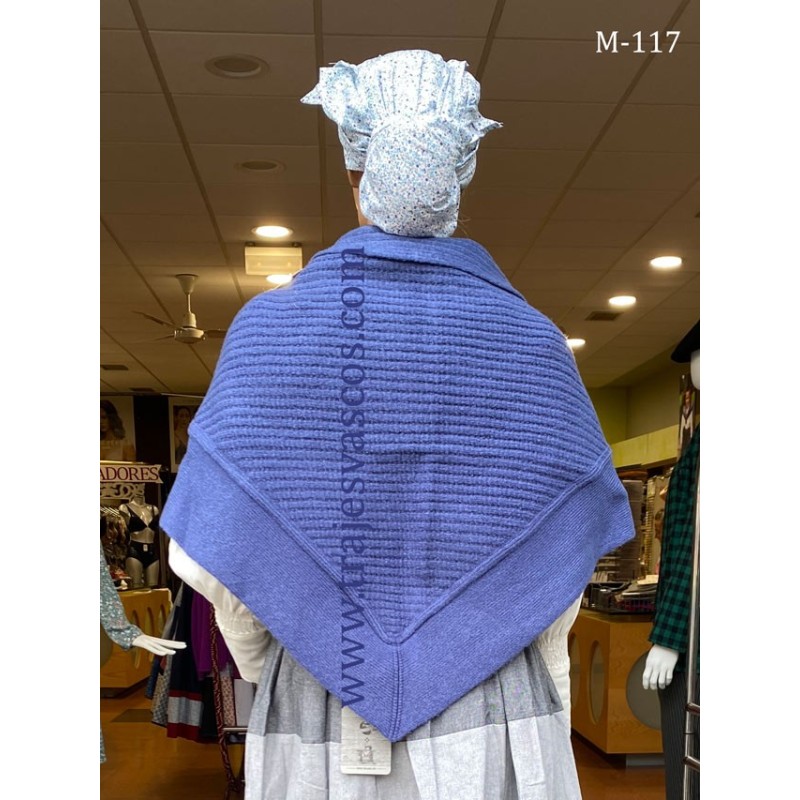 Toquilla azul de pico vasca M117 - 1