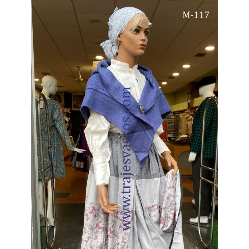 Euskal jantzia tokila urdina M117 - 8