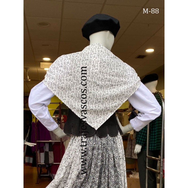 Traje de flores vasco clásico diseño actual M88 - 11