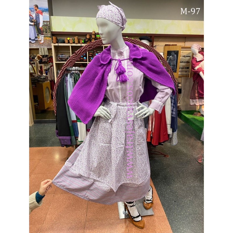 Conjunto euskal jantzia rosa mujer M97 - 9