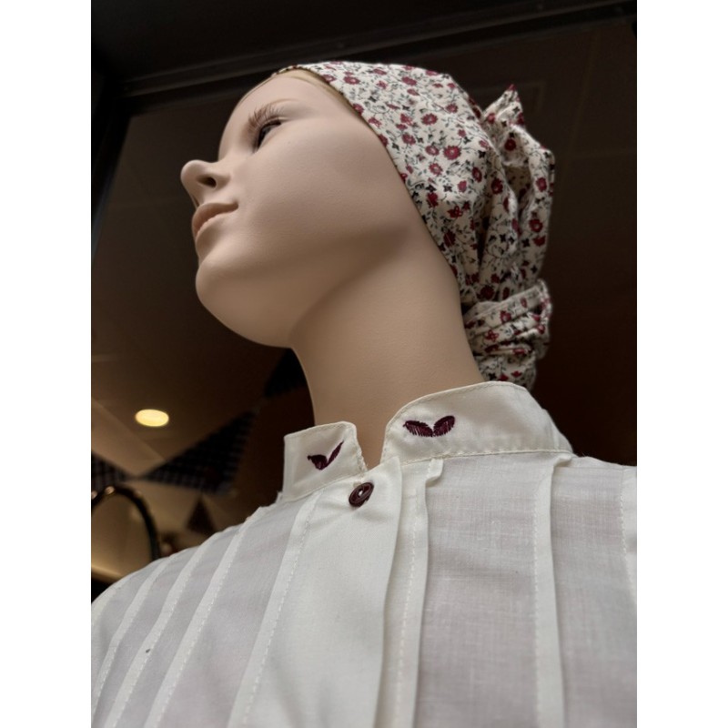 Conjunto traje vasco niña flores A46