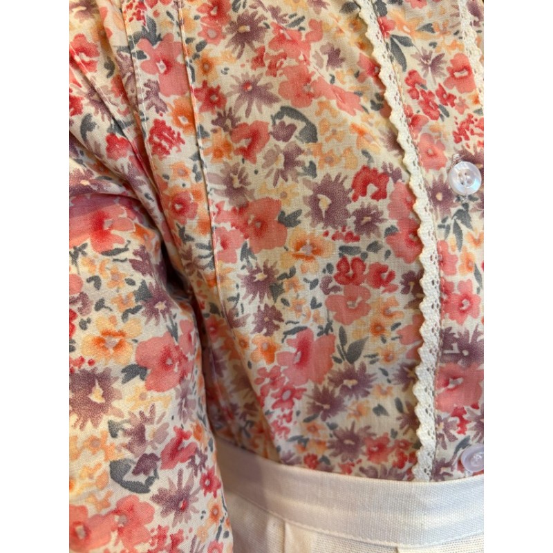 Conjunto traje vasco niña coral A47