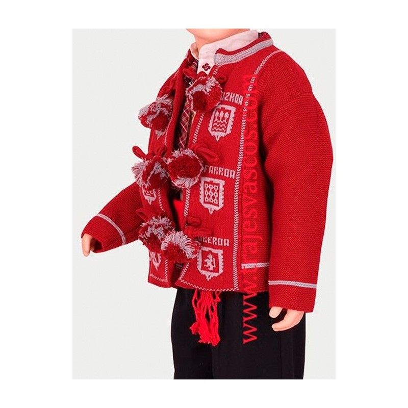 Mendigozale granatea euskal jaka tradizionala ezkutuekin O141