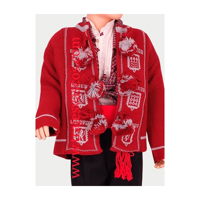 Mendigozale granatea euskal jaka tradizionala ezkutuekin O141