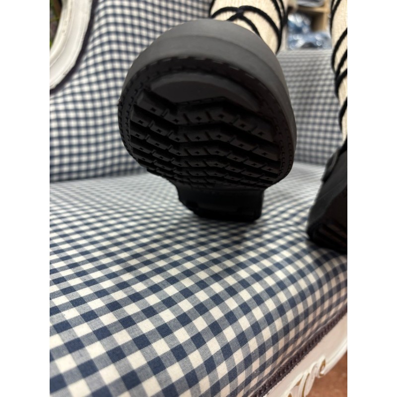 Abarkas negras de goma calzado tradicional vasco O313