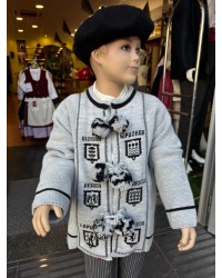 Haurrentzako artilezko euskal jaka tradizionala