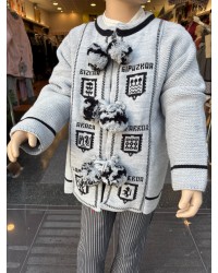 Chaqueta tradicional vasca de lana para niños y niñas