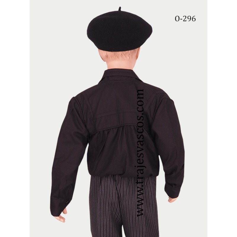 Brusa beltza mutilarentzat O296. - 6