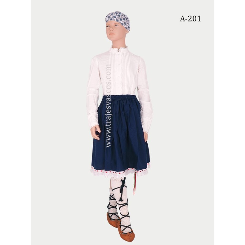 Falda arrantzale con puntilla A201 - 7