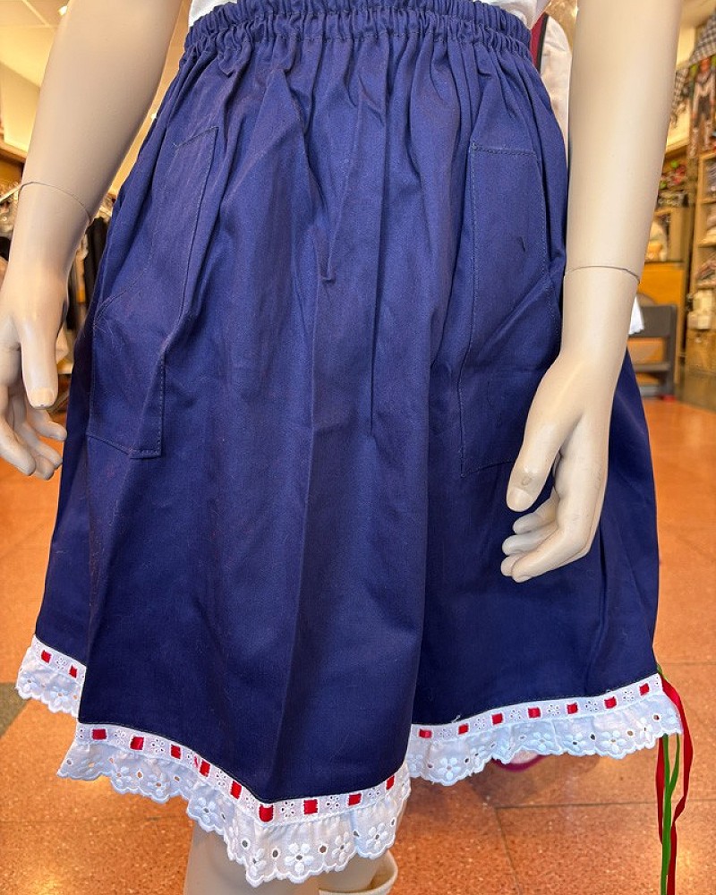 Pack traje vasco de niña con chaqueta mendigozal azul marino