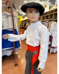 Alkondara edo brusa zuria mutilarentzat O233