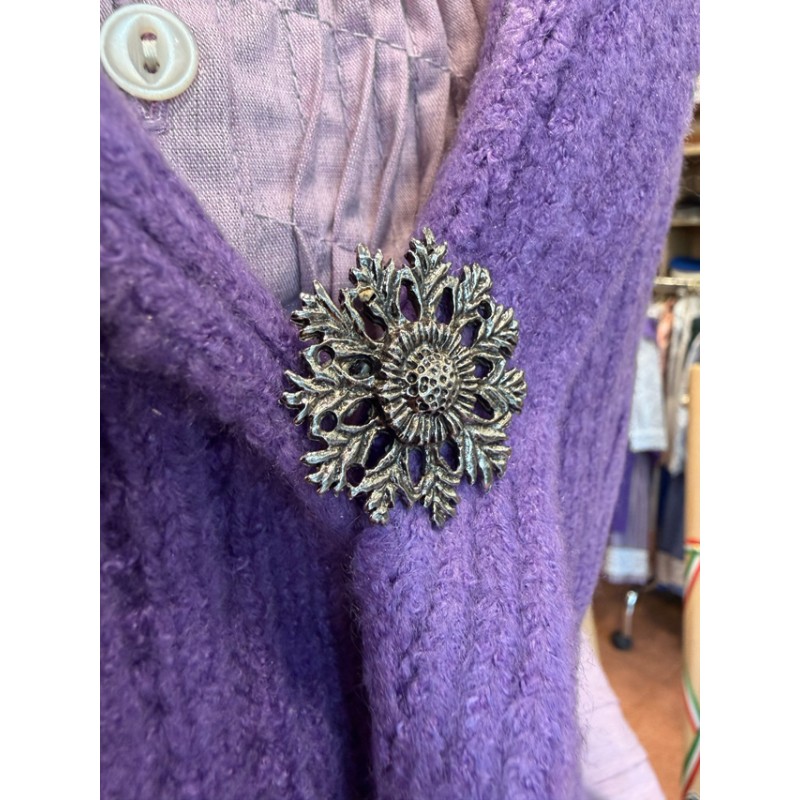 Broche Eguzkilore Metálico 30 mm