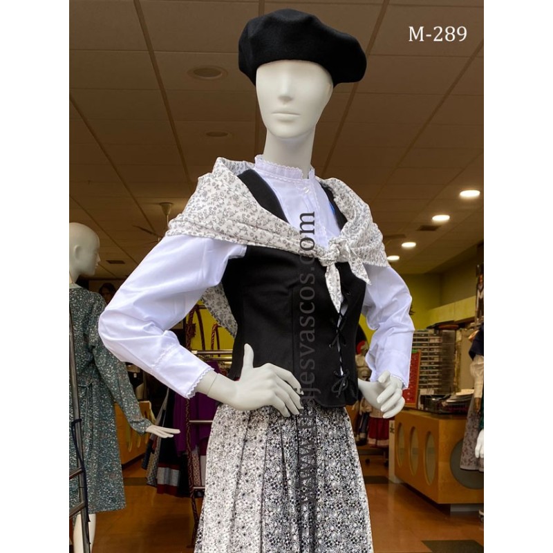 Korpiño aldeana negro ondas mujer M289 - 3