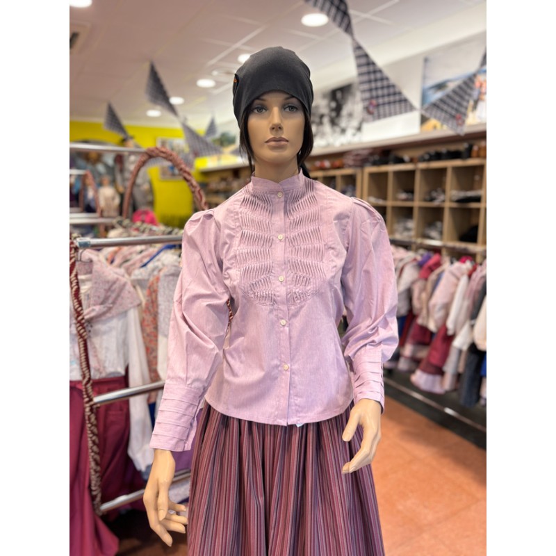 Traje vasco mujer tradicional con chaqueta, falda y delantal