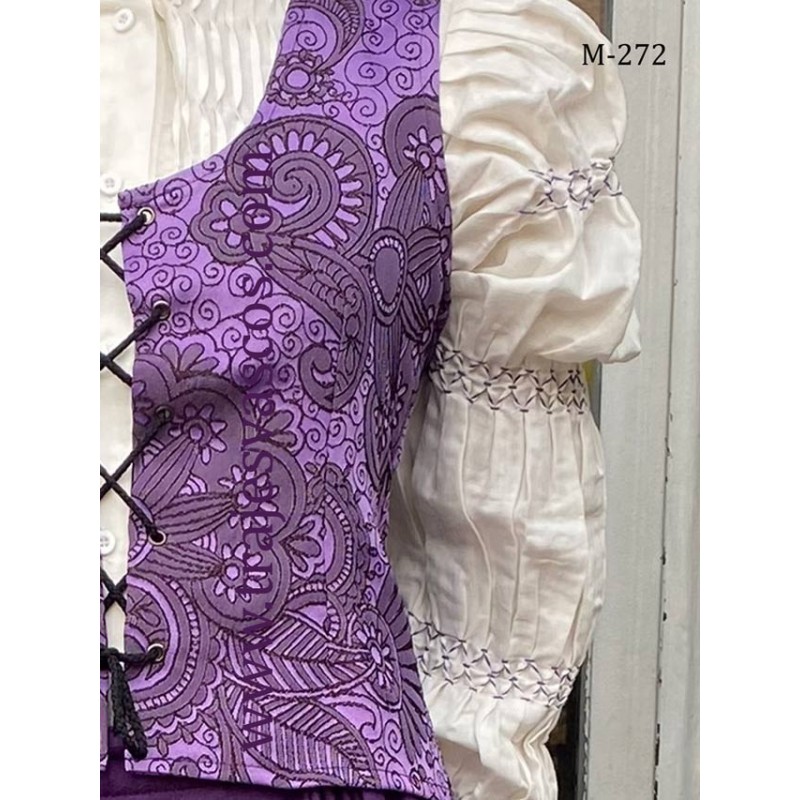 Corpiño morado de diseño para mujer M 272 - 3