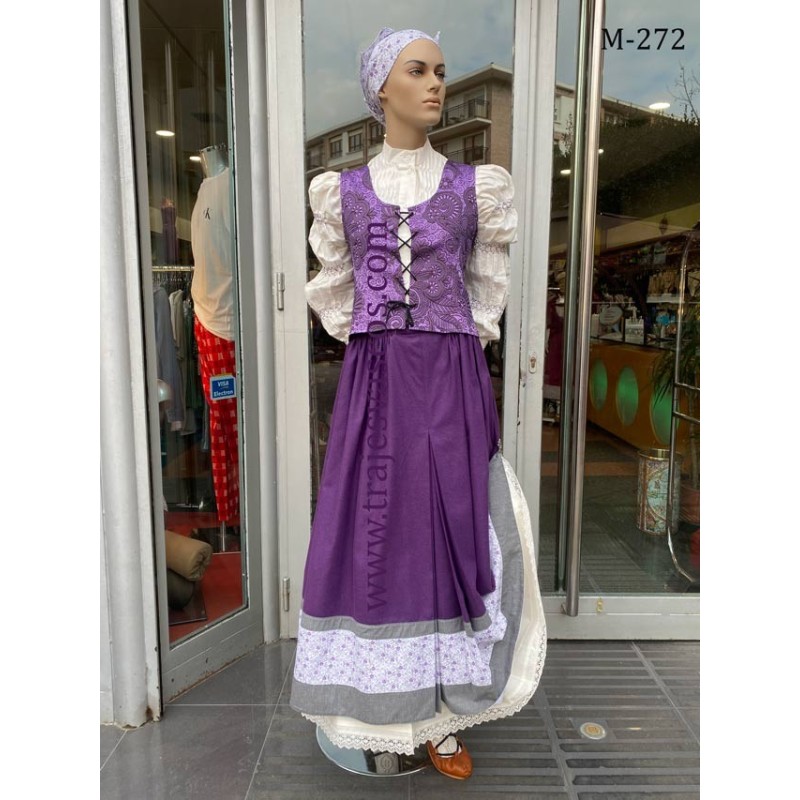 Emakumeentzako diseinuko tokila morea M 272 - 6