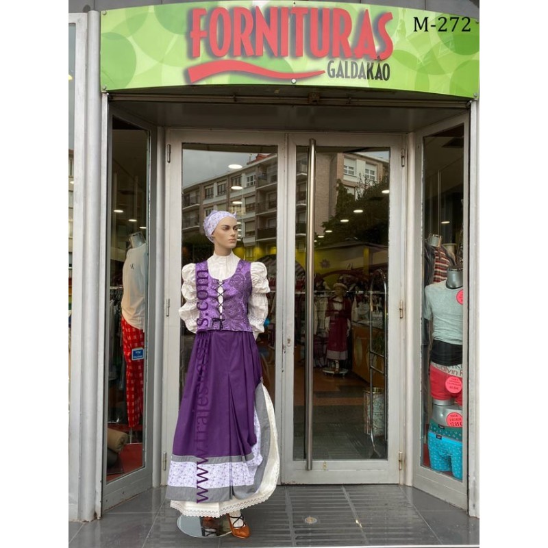 Corpiño morado de diseño para mujer M 272 - 7