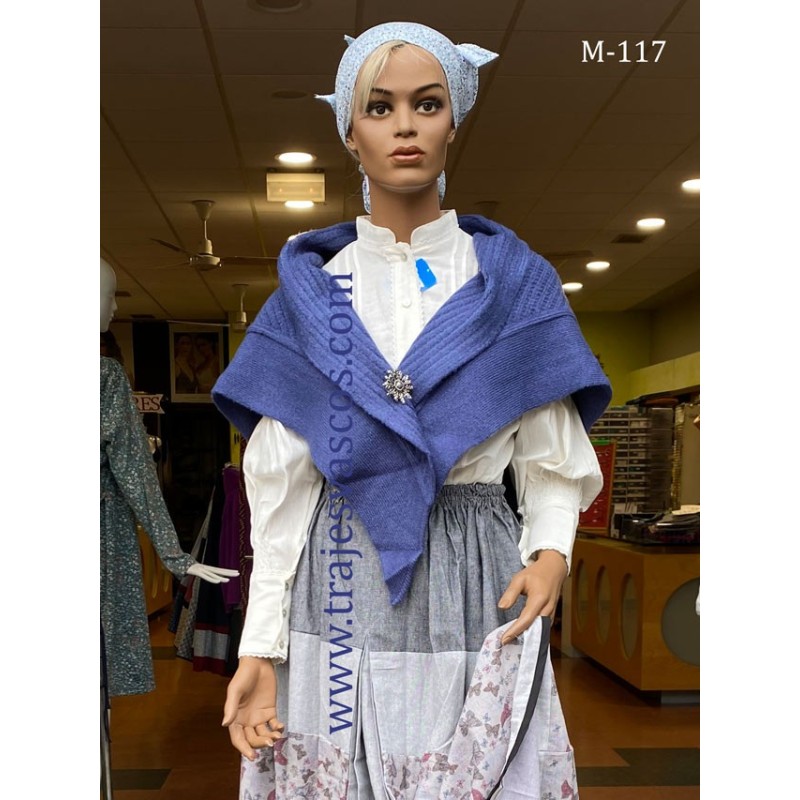 Toquilla azul de pico vasca M117 - 3